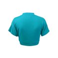 thumbnail image 2 of Made by Johnny Women's Short Sleeve Cropped Bolero Shrug Open Cardigan XL JADE, 2 of 5