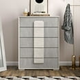 thumbnail image 5 of Furniture of America Gurbun 5-Drawer Wood Washed White Chest, 5 of 8