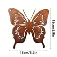 thumbnail image 3 of Outdoor Metal Garden Stake Decor Metal Yard Stake Ornament Courtyard Decoration Iron Decoration Plugin Outdoor Garden Fence Courtyard Farm, 3 of 6