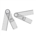 thumbnail image 4 of 8 Pieces Goniometer Physiotherapy Rotation Protractor Physiotherapy PVC for Physiotherapy, Sports,8pcs goniometer, 4 of 8