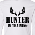 thumbnail image 4 of Inktastic Hunter in Training Long Sleeve Youth T-Shirt, 4 of 5