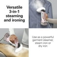 thumbnail image 4 of Hamilton Beach 3-in-1 Handheld Garment Steamer and Iron for Clothes, Removable Water Reservoir, Rose, 4 of 12