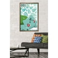 thumbnail image 2 of Pokémon - Bulbasaur 001 Wall Poster, 22.375" x 34", Framed, 2 of 3