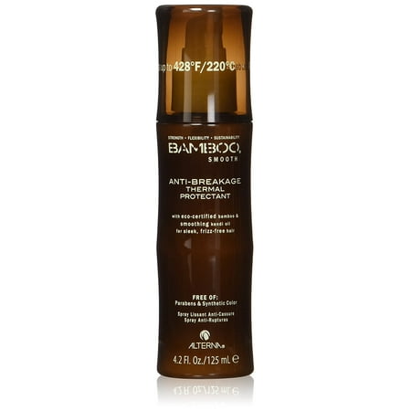 Alterna Bamboo Smooth Anti-Breakage Thermal Protectant Hair Spray, 4.2 (Best Hair Protectant Spray)