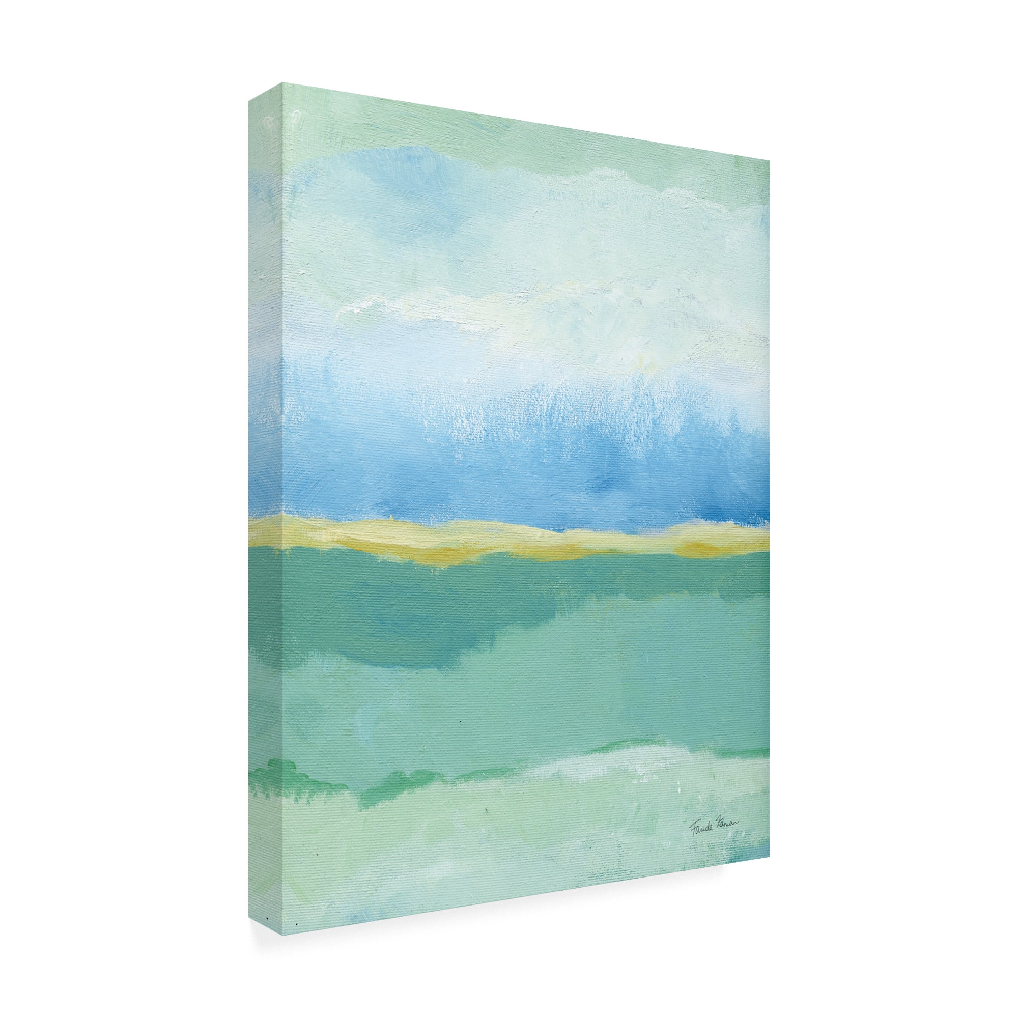Trademark Fine Art 'Coastal Bliss I' Canvas Art by Farida Zaman