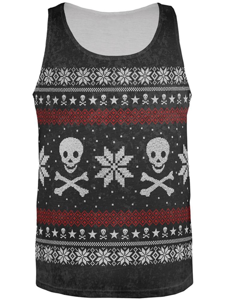 skull and crossbones tank top