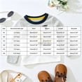 thumbnail image 3 of Splozh Long Sleeve Boys Toddler Boys Long Sleeve Shirts Soft Crewneck Top Tees Shirts Kids Boys Fashion Fall Tops,Grey,5-6 Years, 3 of 4