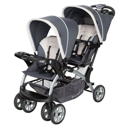 UPC: 0090014027124 | Baby Trend Sit N  Stand Easy Fold Twin Double Infant Toddler Stroller  Magnolia
