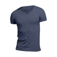 thumbnail image 2 of ZZHZGZ Mens 4Th of July Shirt Men T Shirts Pack Mens V Neck Shirts Short Sleeve Casual Stylish Beach Vacation T Shirt Summer Hippie Tops L, 2 of 4