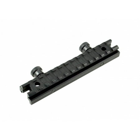 Riser Scope Mount - Sniper 13 Slot Riser Rifle Scope Mount, Black