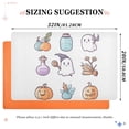 thumbnail image 6 of Yayeee Doormat for Indoor Entrance 32" x 20" Non Slippery Floor Rug, White Halloween Ghost, 6 of 8