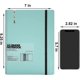 thumbnail image 2 of Hardcover Spiral Journal Refillable Writing Notebook 6 Ring A5 Binder Notebook for Planning with 4 Dividers Three Days One Page Square Ruled Pages & D, 2 of 4
