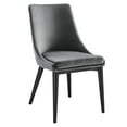 thumbnail image 3 of Modway Viscount Accent Performance Velvet Dining Chairs - Set of 2 in Gray, 3 of 10