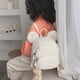 thumbnail image 2 of Mochila Qarigey con Conejito de peluche Cierre de cremallera duradero forro de PU blanco, 2 of 6