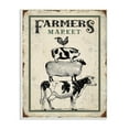 thumbnail image 2 of The Stupell Home Decor Farmers Market Vintage Look Stacked Animals Wall Plaque Art, 2 of 3