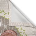 thumbnail image 3 of Fox Curtains 2 Panels Set, Young Forest Animal Illustration for Children with Green Leafy Framework and Polka Dots, Window Drapes for Living Room Bedroom, 55W X 39L Inches, Multicolor, by Ambesonne, 3 of 3