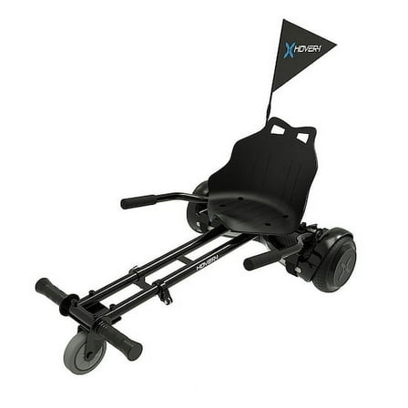 Hover-1 My First Hoverboard Hover Kart Combo for Kids, Black Hoverboard and Hover Kart Attachment Included!