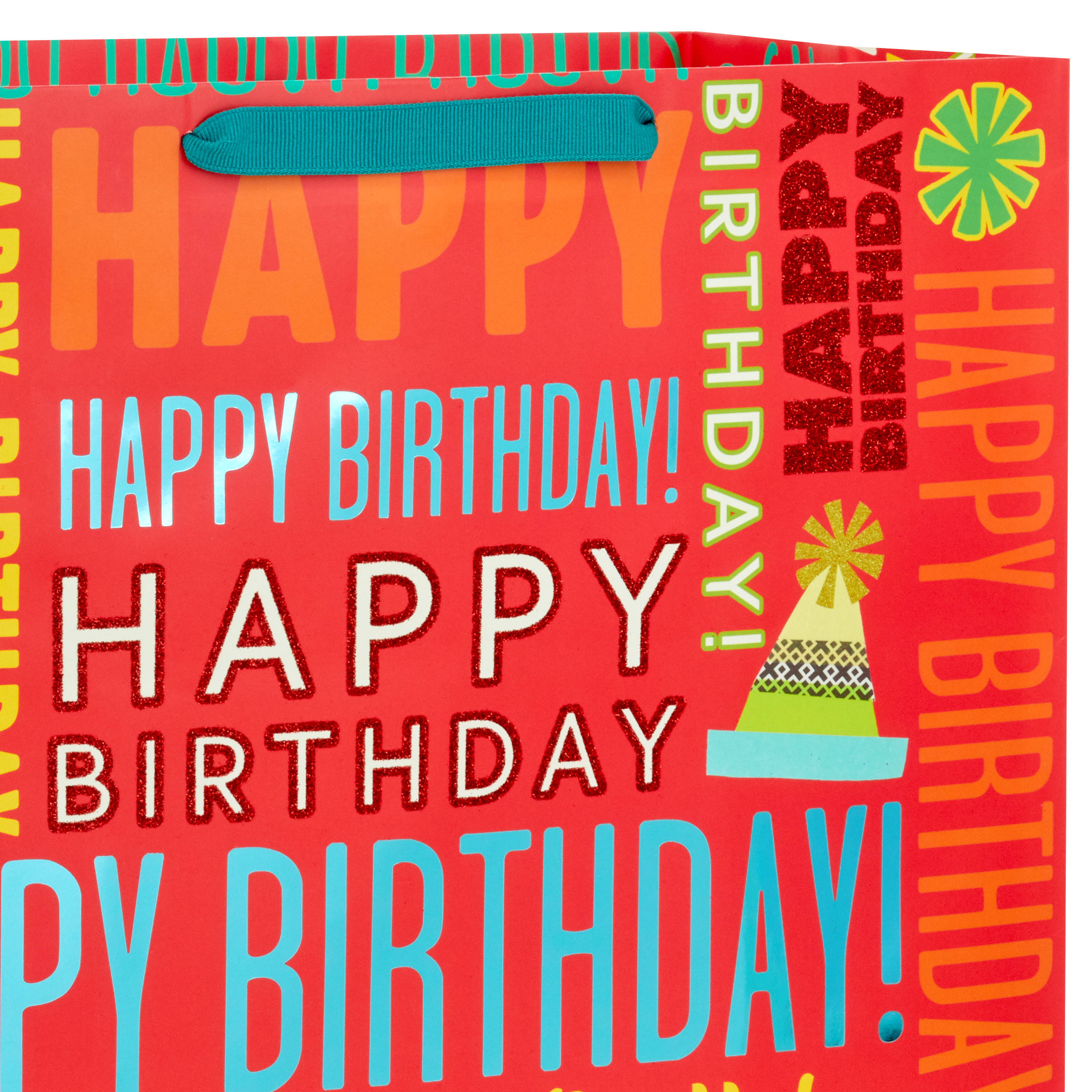 Hallmark Happy Birthday Gift Bag, Multicolor, 15 in