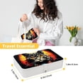 thumbnail image 5 of Cat PU Leather Necklace Holder with Removable Compartment and Portable Organizer Box Jewelry Display Case Jewelry Boxes, 5 of 6