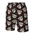 thumbnail image 4 of Fuzoiu colorful Skull dog flower Print Men's Beach Shorts,Men's Swim Trunks,Quick Dry Board Shorts with Pockets,Men's Bathing Suits for Surfing, Running, and Casual Wear-Medium, 4 of 6