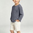 thumbnail image 4 of JFOPQVSM Toddler Long Sleeved Cotton T Shirt Trendy Loose Fit for Girls and Boys Base Layer All Year Round (2-14Y), 4 of 7