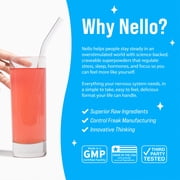 Nello Supercalm Calming Flavored Drink Mix Packets, Variety Pack, 0.5 oz, 3 Count
