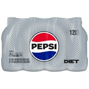 Diet Pepsi Cola Soda Pop, 16 fl oz, 12 Pack Bottles