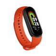 thumbnail image 1 of Reloj inteligente con monitor de actividad física, presión arterial, frecuencia cardíaca, relojes deportivos para hombres y mujeres, color rojo, 1 of 5