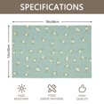 thumbnail image 3 of Placemat, Pioneer Flower Floral Print Pattern Place Mats Table Mat Set Of 2, PVC Washable Placemats for Party Kitchen Dining Decoration, 18x12 Inch, Fade Resistant, 3 of 6