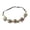 Army Green, variant on Krdevn Bohemian Flower Headband with Five Fabric Flowers and Elastic Band for Festival and Beach Wear,One Size