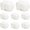 White, variant on 8 Pack Sage Green Giant Chunky Yarn for Crocheting/Hand Knitting, Blanket Extra Thick Yarn, Super Bulky Large Soft Plush Fuzzy Thick Chenille Yarn Chunky Knit Blanket Yarns-1 Pack of 8oz