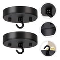 thumbnail image 6 of Yongwei Ceiling Canopy Pendant Light Set - Black Chandelier Mount, 6 of 8