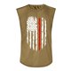 thumbnail image 4 of Summer Men's Solid Color Printed Sweat-absorbing Breathable Shoulder Expanding Sleeveless Vest L, 4 of 5