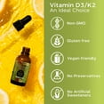 Go Nutrients Vitamin D3 & K2 Liquid Drops, 1000 IU, 1 oz