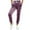 Purple, variant on Buigttklop Pants for Women Women Elasticated Lace-Up Tight Velvet Breathable Casual Sports Pants