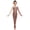 Dusty Pink, variant on Kids Girls Full Body Dance Unitard Long Sleeve Jumpsuit Bodysuit One Piece Catsuit Purple 16
