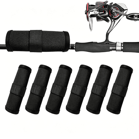 GASTROPOD Fishing Hook Covers 5.9 Inch Lure Shield Tackle Wraps for Most Fishing Rods Roll Up Fishing Lure Wraps to Keep Fishermen Safe for Fishing Rod