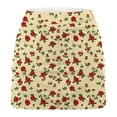 thumbnail image 3 of Aueoeo Womens Skorts Plus Size Skorts for Ladies Floral Printed High Waist Athletic Sports Pants Skirt Casual Shorts L, 3 of 5