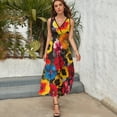 thumbnail image 5 of Leopard Print Pattern Art Sleeveless Dress Women's Summer Suit Dresses for Women 2025 Luxury Party Dress, 5 of 7