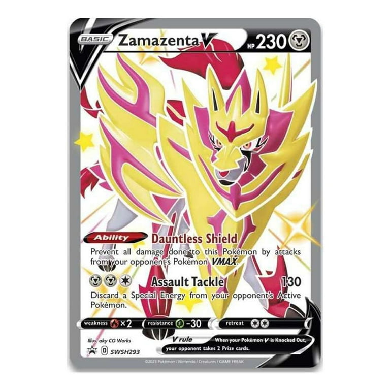 Pokemon Crown Zenith Shiny Zamazenta V Premium Figure Collection (11  Booster Packs, Foil Promo Card, Figure, Pin, 65 Card Sleeves & More) 