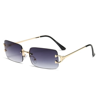 Oversized Aviator Sunglasses with Rhinestone Double Bridge UV400 Protection Amazon.com: Aviator Oversized Temple Design UV Protection  main image 3