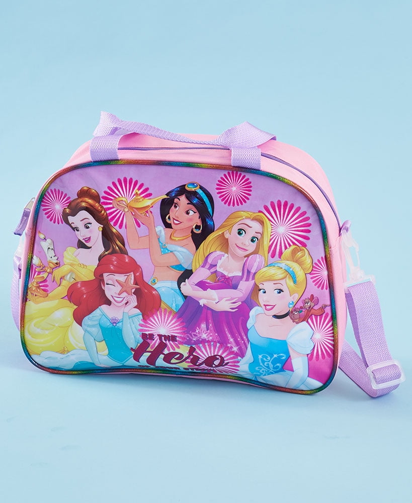 LCI Licensed Overnight Bags Disney Princess Polyester PVC Adjustable