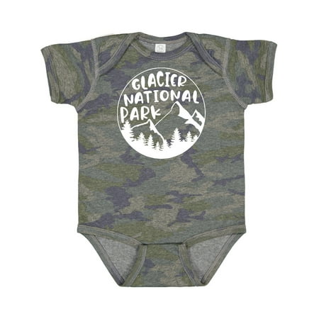 

Inktastic Glacier National Park Montana Mountains Boys or Girls Baby Bodysuit