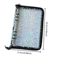 thumbnail image 2 of PVC Planner Binder with Holographic Stars Aesthetic Smooth Pages For Sticker Loose Leaf Exchange Design, 2 of 8