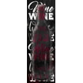 thumbnail image 2 of Grey, Jace 11x24 Black Ornate Wood Framed with Double Matting Museum Art Print Titled - Red Wine Words, 2 of 4
