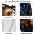 thumbnail image 4 of luoweisi Men's Beach Shorts Quick Dry Swim Trunks with Mesh Lining Bear M, 4 of 5
