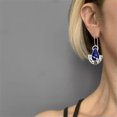 thumbnail image 5 of K-KED Zirconia Silver Earring Ear Hook Fashion Women Delicate Jewelry Wedding Dangle Drop-Style_24, 5 of 6