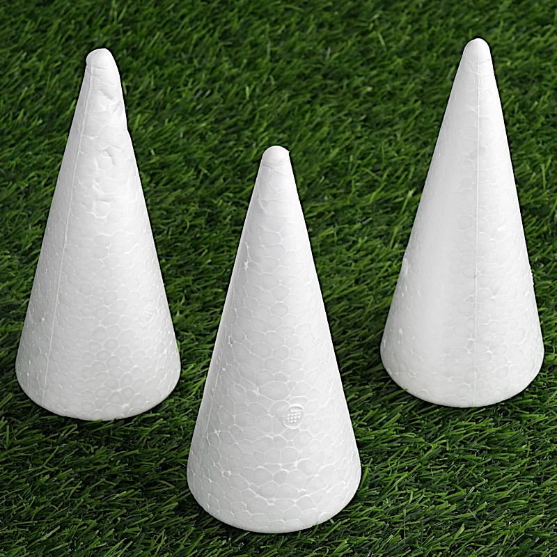 BalsaCircle Crafts Foam Cones Crafts DIY Kids Art Wedding