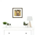 thumbnail image 2 of Klimt Lady With Fan Painting 8X8 Inch Square Wooden Framed Wall Art Print Picture with Mount, 2 of 4