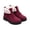 #1 Wine, variant on Noothes Warm Winter Boots for Women, Fleece Lined High Top Ankle Booties Non Slip Platform Snow Boots for Ladies Cold Weather Comfortable Outdoor